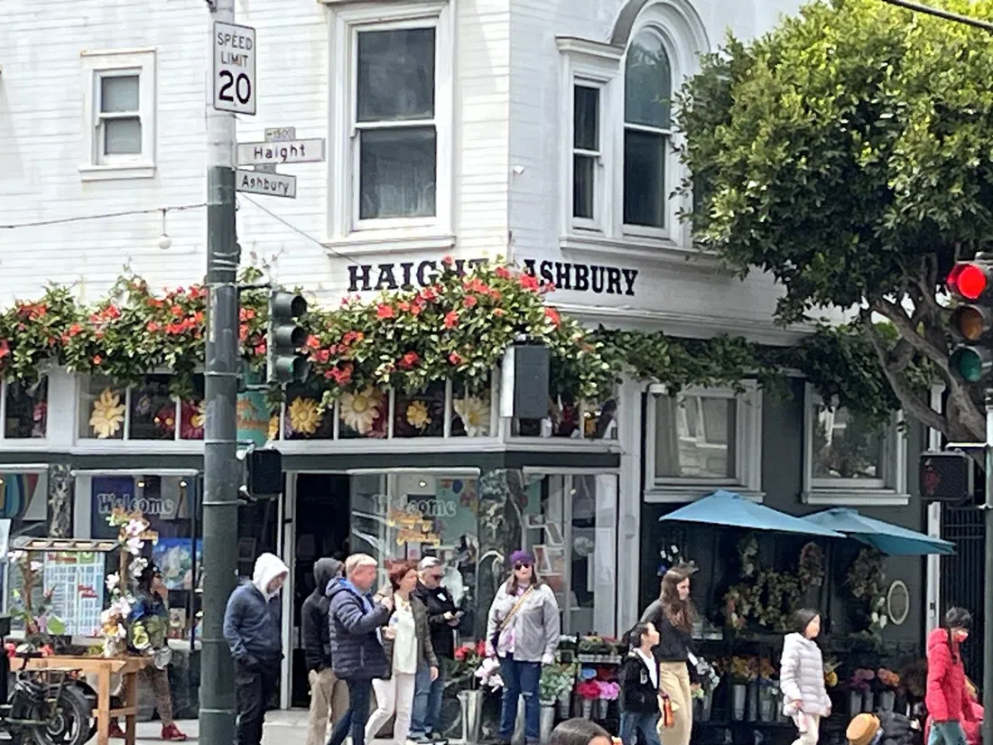 Haight & Ashbury Intersection, San Francisco